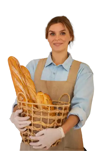 medium shot woman working bakery