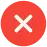 red x remove icon